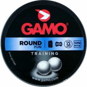 Пули пневматические GAMO Round 4,5мм (500шт) Пули пневматические GAMO Round 4,5мм (500шт)
